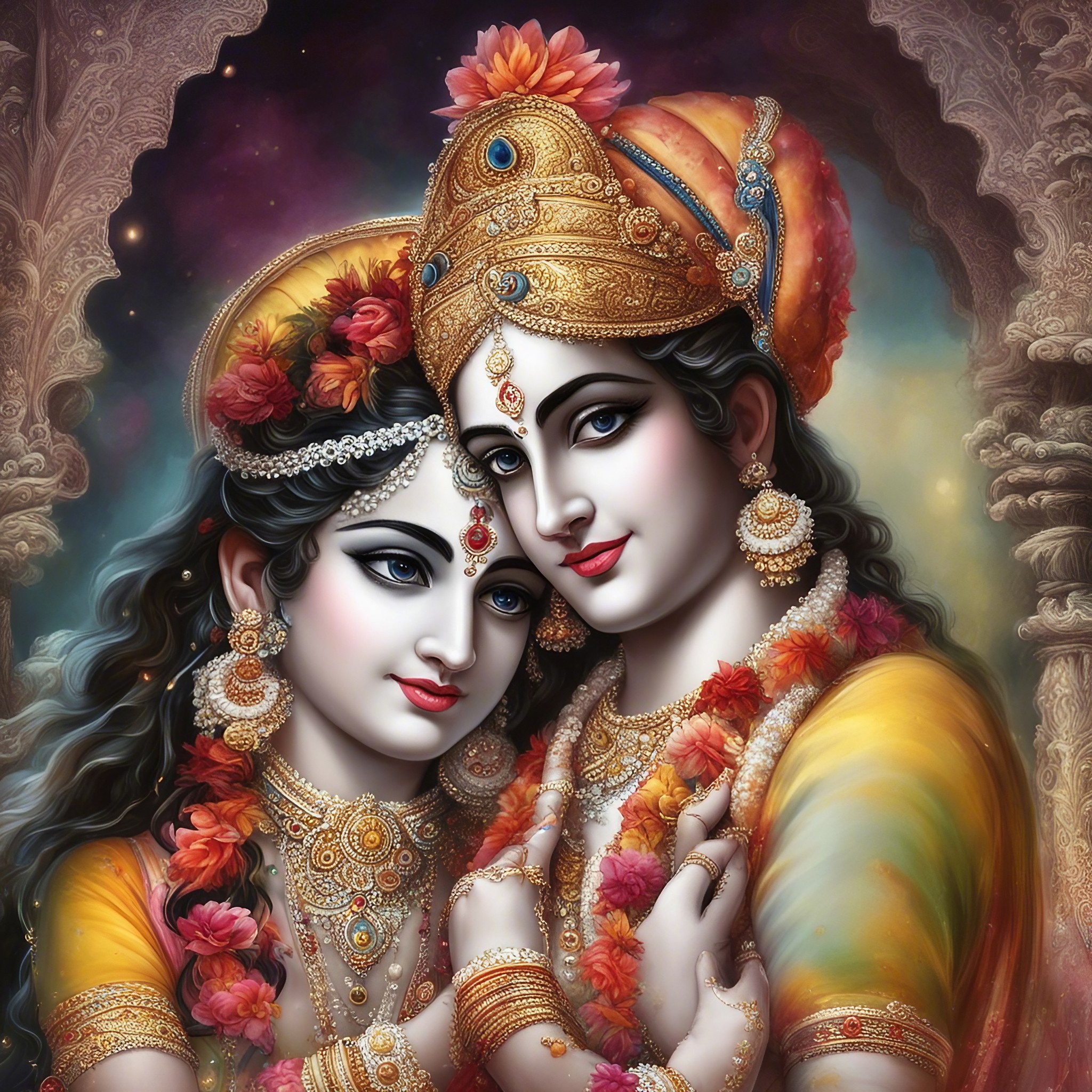 Radha Krishna HD Wallpapers Iphone 1080p Download Love Romantic (18 ...